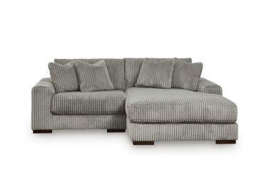 Lindyn Fog 2Pc Sectional with Right Facing Chaise