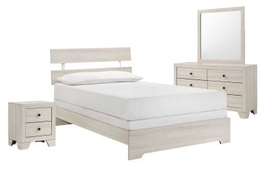 Atticus White 6-Piece Twin Bedroom Set