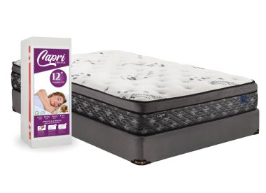 Capri Full Organic Mattress Set
