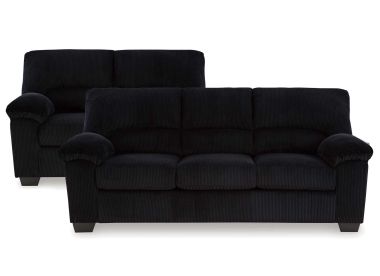 Simplejoy Onyx Sofa & Loveseat