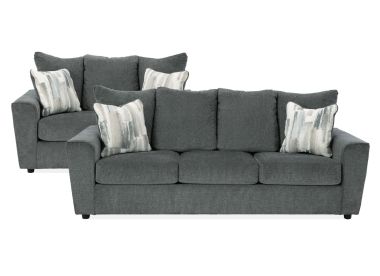Stairatt Gravel Sofa & Loveseat