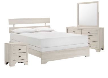 Atticus White 6-Piece Queen Bedroom Set