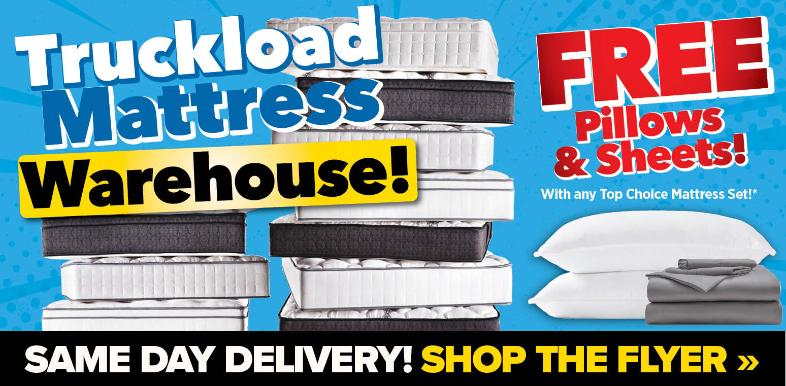 Free Pillows & Sheets with Top Choice Sets