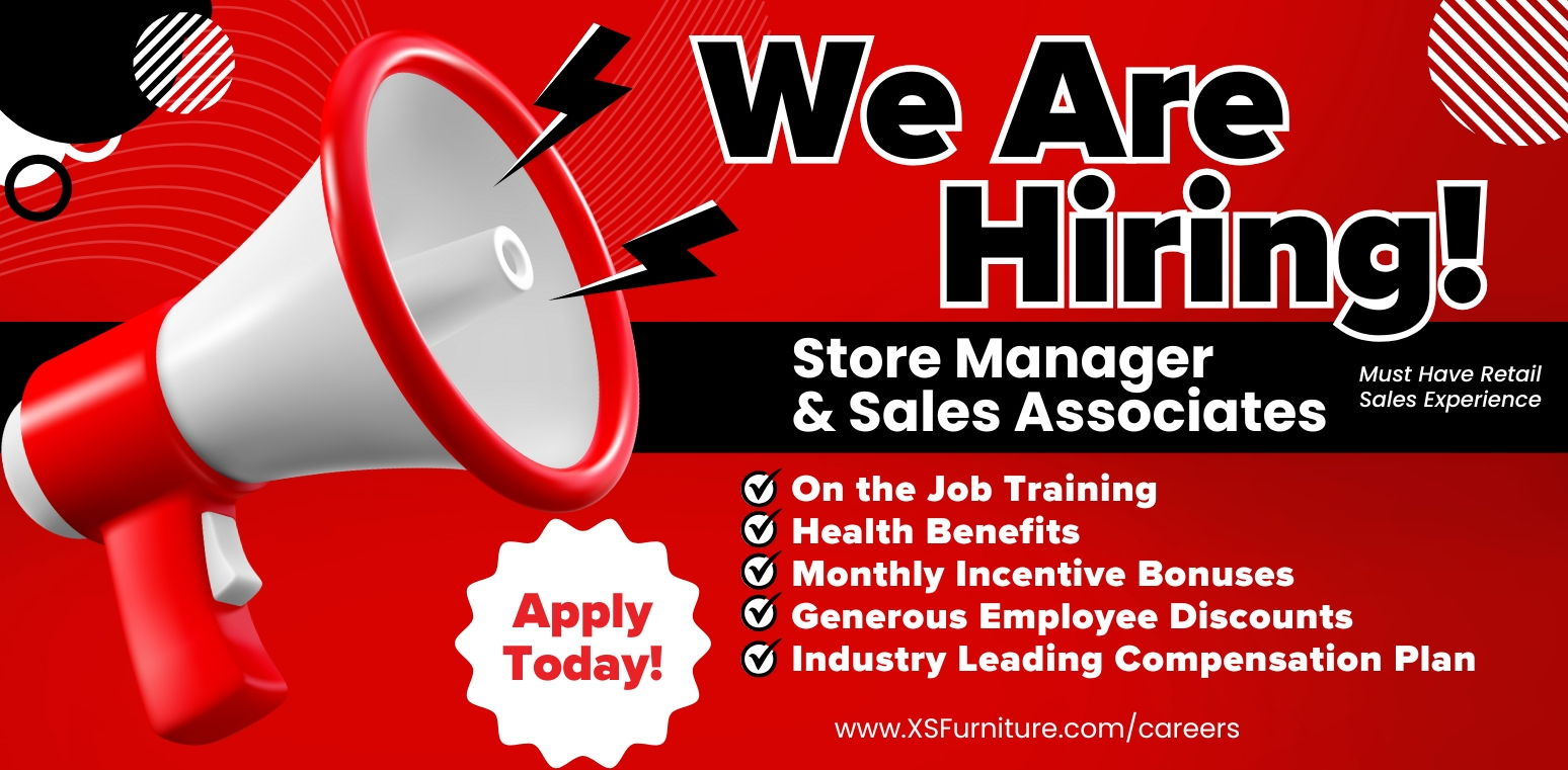 We Are Hiring Sales Advisors! 
