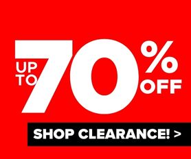 Up to 40% Off Clearance Items!