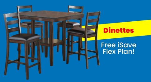 Dinettes - Choose now & Pay Later with 100% Free Layaway!