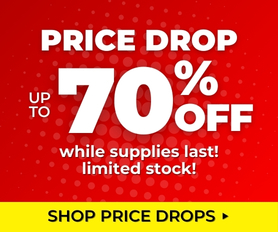 Price Drop up to 70% off!