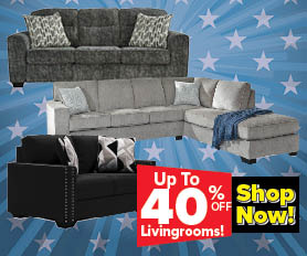 10% off Select Sectionals - In Store only!
