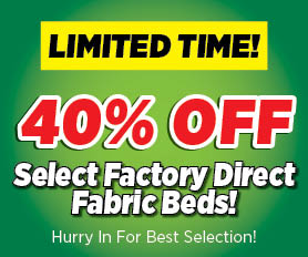 Up to 20% off Select Sofas - In Store Only