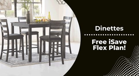 Dinettes - Choose now & Pay Later with 100% Free Layaway!